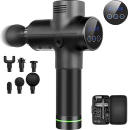 Regentech® Massage Gun - Professioneel Massage Apparaat - LCD - 20 Standen - Zwart — thumbnail 5