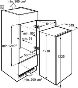 Electrolux LRB3AF12S koelkast Ingebouwd 207 l Wit — thumbnail 4