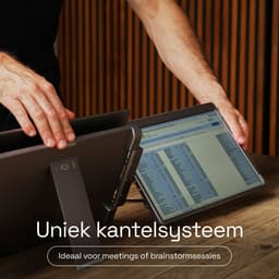 Screenmate® Flip Portable Monitor 14” - Draagbare Monitor met Beschermhoes - Extra Scherm Laptop - Draagbaar Beeldscherm - Grijs — thumbnail 4