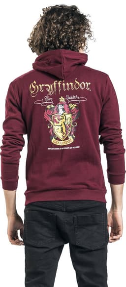 Harry Potter Gryffindor Heren Trui met capuchon - bordeaux - XXL — thumbnail 2