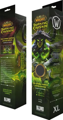 Blizzard - WoW - World of Warcraft Burning Crusade - Gaming Muismat XL - Azeroth - Illidan — thumbnail 4
