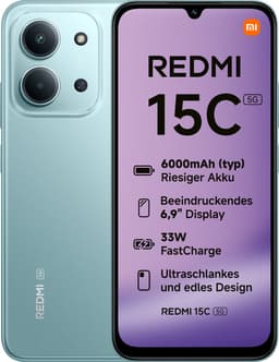 Xiaomi REDMI 15C 5G - 4 GB RAM - 128 GB - Groen - Enorme batterij van 6000 mAh (standaard) - Indrukwekkend display van 6,9 inch - Slank en verfijnd ontwerp — thumbnail 1
