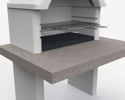 Sarom Fuoco - Betonnen barbecue - PIAVE - 80 x 103 x 198 cm — thumbnail 3