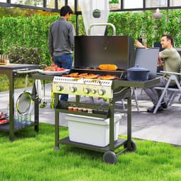 Gas BBQ 5 branders 135 x 55 x 103 cm — thumbnail 4