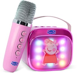 Peppa Pig - karaoke set voor kinderen - draadloze microfoon en speaker - met lichteffecten - stemvervorming — thumbnail 4