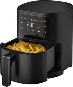 Inventum GF351HLDB Airfryer - 3,5L - 8 programma's - 80-200 °C - PFAS-vrij - Tot 3 personen - Zwart - WK — thumbnail 1