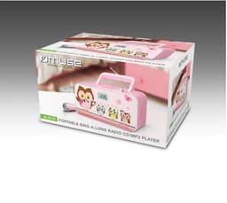 Muse M-29KP - Draagbare radio/CD-/MP3-speler met microfoon | karaoke | ideaal voor kinderen | roze — thumbnail 2