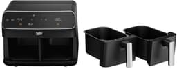 Beko FRL5388B Dubbel 4,25 l Vrijstaand 2400 W Heteluchtfriteuse Zwart — thumbnail 4