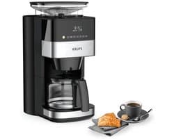Krups Grind & Brew KM8328 - Koffiezetapparaat met ingebouwde koffiemolen - 1.25L - Warmhoudfunctie -Zwart