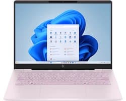 HP OmniBook 7 AI 14-fr0675nd Intel Core Ultra 7 255H Laptop 35,6 cm (14") 3K 32 GB LPDDR5-SDRAM 1 TB SSD Wi-Fi 7 (802.11be) Windows 11 Home AI PC Roze