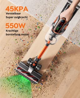 DailySupplies® Stofzuiger Draadloos - Steelstofzuiger Snoerloos - Tapijtreiniger — thumbnail 2
