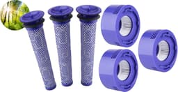 XXL Super Set HEPA Pre- & Post Filter geschikt voor Dyson V7, V8 96747801 Accessoires Vervanging DC58, DC59, DC61, DC74 — thumbnail 1