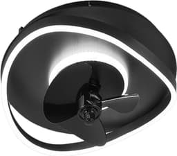 Plafondventilator Sofia met verlichting - Ø50cm - 3 snelheden - Afstandsbediening - Zwart — thumbnail 2