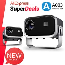 Overeem products mini beamer - thuisbioscoop - 4k beeldkwaliteit - wifi - met afstandbediening — thumbnail 3