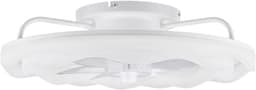 Fantiluxe - Greta - Plafondventilator met verlichting - Wit - Ø50cm - Afstandsbediening - Met lamp - Plafond ventilator - Slaapkamer — thumbnail 3