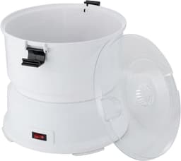 Elektrische Aardappelschilmachine - Groente Schillen - Snel Groente Bereiden - Grote Capaciteit - 0.8 kg - Wit — thumbnail 1