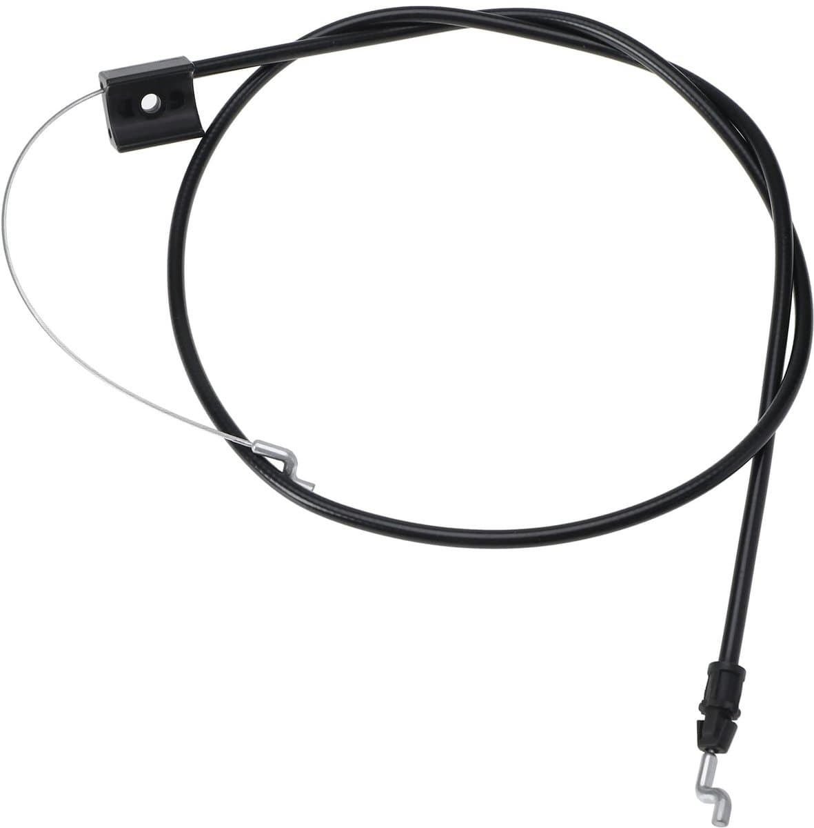Dailygoods- Motorremkabel 1295mm - Compatibel met Mountfield 45HP/45PD - Kabelmouw 1092mm - Metaal - Zwart - Vervangingskabel voor grasmaaier - Grasmaaierkabel — afbeelding 1