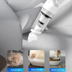 Naiz® - Autostofzuiger - Krachtig - USB opladen - Draadloos - 337 x 120 x 89 mm — thumbnail 4