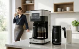 ARIVA-Filter koffiezetapparaat-Touchscreen-1.5L-12 Kops-Programmeerbaar-Warmhoudfunctie-Anti-drup — thumbnail 5