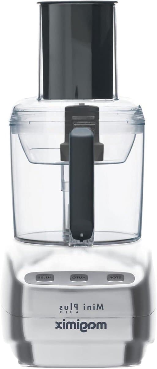 Mini Food Processor - Keukenmachine Compact - Voedsel Bereiden - Krachtige Inductiemotor - 1.7 Liter - Chroom Mat — afbeelding 1