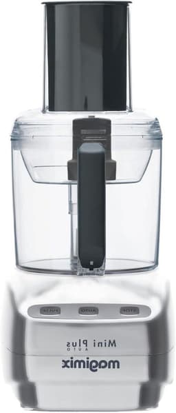 Mini Food Processor - Keukenmachine Compact - Voedsel Bereiden - Krachtige Inductiemotor - 1.7 Liter - Chroom Mat — thumbnail 1
