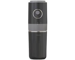 Gloovon® Draagbare Espressomachine - Met Elektrische Bonenmaler - Alles-in-één 4-in-1 Koffiezetapparaat - USB Oplaadbaar - Draadloos voor Auto & Camping - RVS