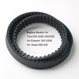 120-3335 Vervangende riem voor Toro Timemaster grasmaaier 76,2 cm, distributieriem 111,8 x 1,9 cm voor Exmark 120-3335 Toro 120-3335 STENS 265-610 — thumbnail 5