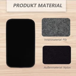 Keukenmachine onderlegger - Glijmat machine - Apparaat verplaatsen - Vlekbestendig nylon - 40x23 cm - Zwart — thumbnail 2
