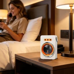Draagbare vernevelingsventilator | Persoonlijke ventilator met vernevelaar, voor binnen en buiten, tent, bureau, kamer, reizen, vissen, bouwplaats, kamperen, roadtrip en strand（Wit） — thumbnail 4