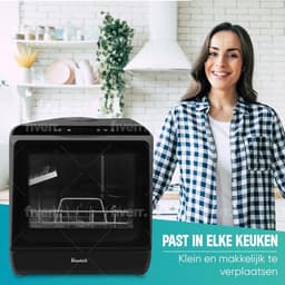 Mini vaatwasser - Kleine afwasmachine - 5 programma's - Energieklasse D - Appartement — thumbnail 4