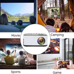 Dailygoods - Draagbare Mini Projector HD 1080P voor Thuisbioscoop — thumbnail 5