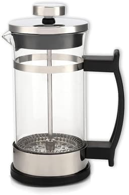 Allecto - Handperskoffiepot - Hittebestendig borosilicaatglas - Dubbele filtratie - Rood - Handmatig koffiezetten - Vaatwasserbestendig - Geschikt ... — thumbnail 1