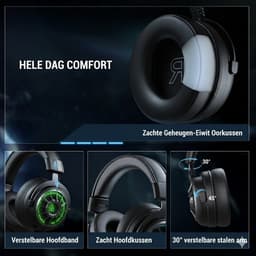 Gaming Headset Draadloos 7.1 Surround Sound – PS5 PC Xbox Switch - Met Microfoon – 100u Batterij – EKSA StarEngine Pro — thumbnail 3