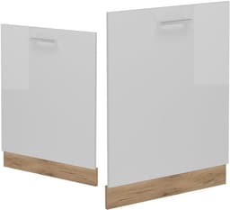 Vaatwasser Frontpaneel - Keukenpaneel Inbouw - Keuken Integratie - Volledig Geïntegreerd - 60 cm breed - Wit Hoogglans — thumbnail 4