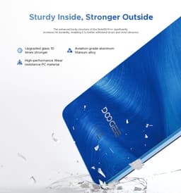 Smartphone DOOGEE Note 59 Pro+ 5G - 36 GB RAM - 512 GB ROM - 6,75 inch 120Hz - Android 15 - 6250 mAh - 50MP AI Camera - NFC, GPS - Zwart — thumbnail 5