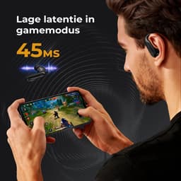 Golden Sound Sport Draadloze oordopjes - 80 uur batterijduur - Active Noise Cancelling -45dB - Sport oordopjes - Oortjes draadloos - Bluetooth oortjes - Zwart — thumbnail 4