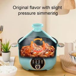 Snelkookpan - Multicooker Stoofpot - Gezond Koken - Intelligente Functies - 3.2 Liter - Zwart — thumbnail 2