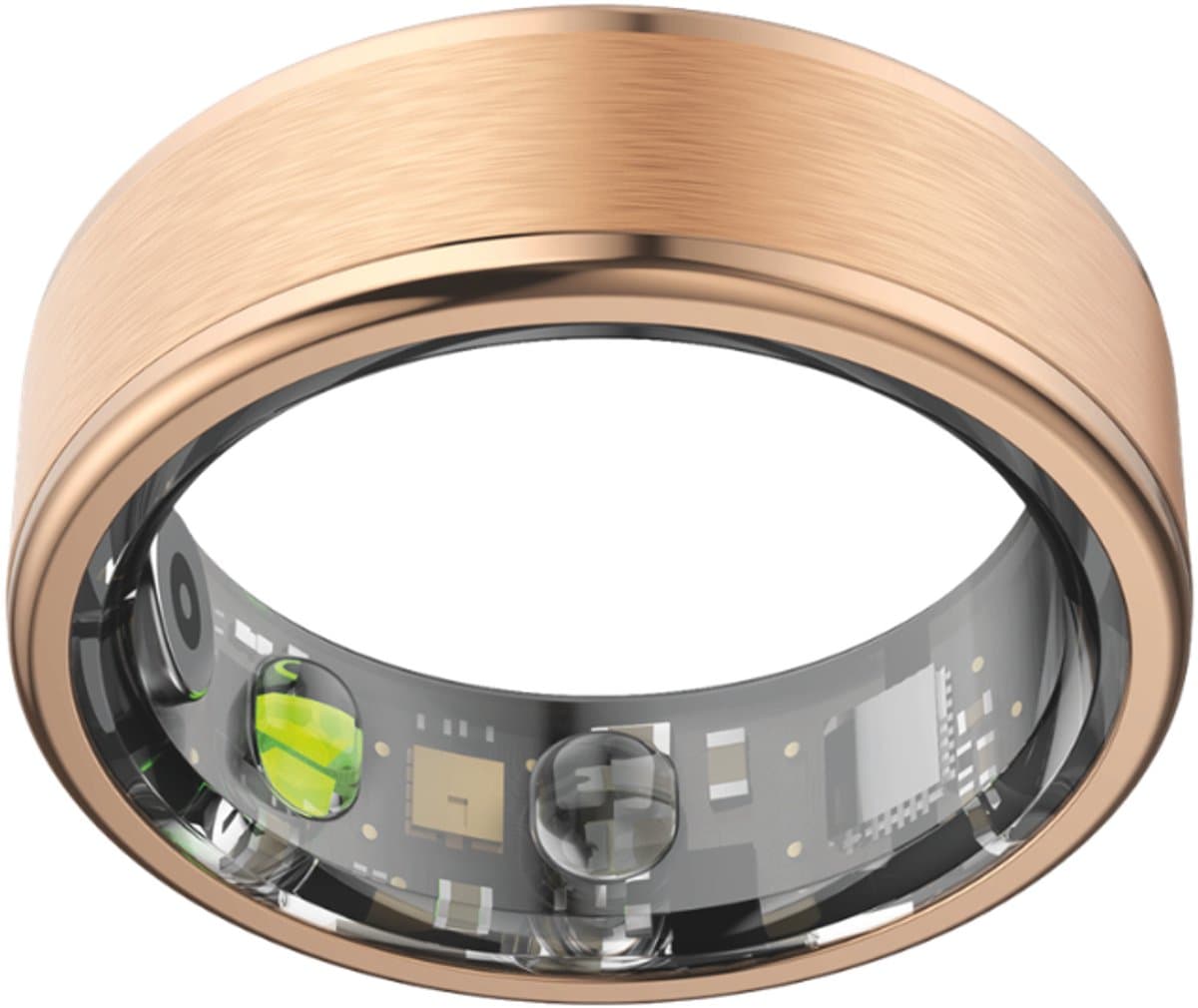 NOLATR Plus, Slimme Ring met Stappenteller, Activiteitstracker & Hartslagmeter – Zonder Abonnement & Nederlandse App – Goud – Maat 11 — afbeelding 1
