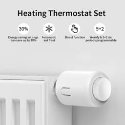 Thermostaat Radiator Klep - Verwarming Controle - Energie Besparen - Automatisch Leren - M30 x 15 mm - Wit — thumbnail 5