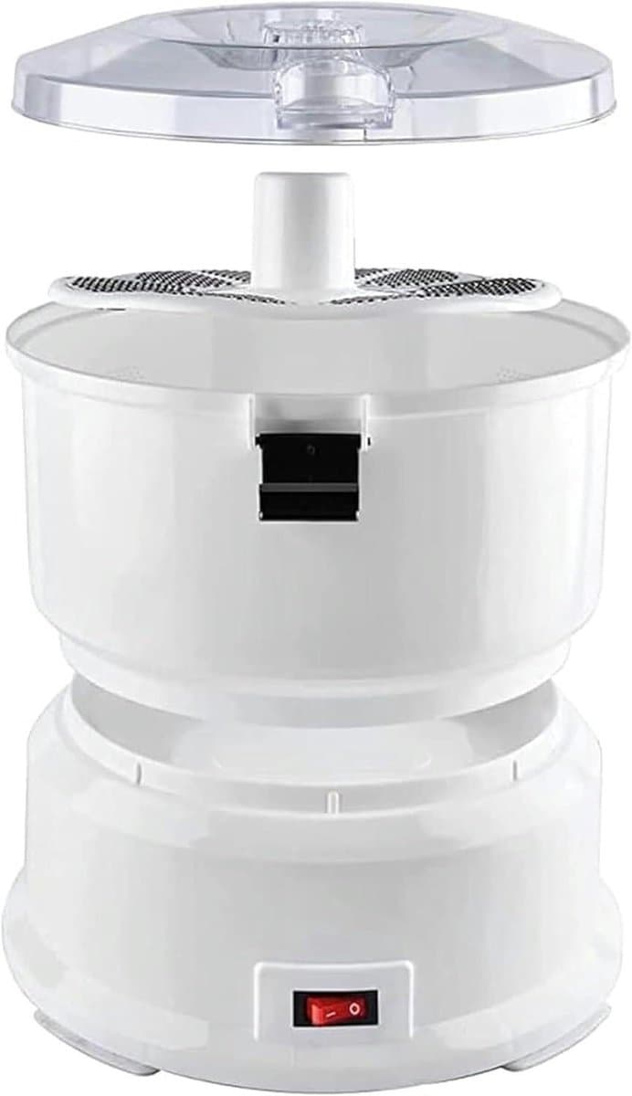 Automatische aardappelschilmachine - Elektrisch schilapparaat - Snel groenten schillen - Eén druk op knop - 1 kg capaciteit - Wit — afbeelding 1