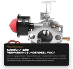 Dailygoods- Carburateur 1-delig - Grasmaaier - Motoronderdelen - Verbeterde motorprestaties - Eenvoudig te installeren - Precieze pasvorm - Motoronderdeel — thumbnail 5