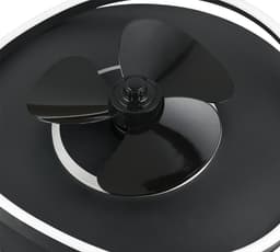 Fantiluxe - Brynja - Plafondventilator met verlichting - Zwart - Ø50cm - Afstandsbediening - Met lamp - Plafond ventilator - Slaapkamer — thumbnail 4