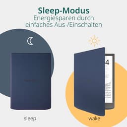 PocketBook InkPad Color 3 e-reader – 7.8 inch – 32 GB – waterdicht + Night Blue Charge Cover – voordeelbundel — thumbnail 4
