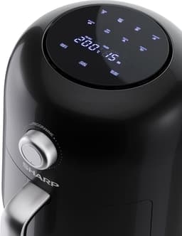 Heteluchtfriteuse - Airfryer - Gezond Frituren - 8 Programma's - 4 Liter - Zwart — thumbnail 4
