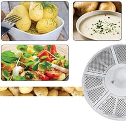 Elektrische Aardappelschilmachine - Mechanische Schilmachine - Grootkeuken Gebruik - Eén Knop Bediening - 1 kg Capaciteit - Zilver — thumbnail 4