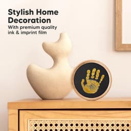 Inktkussenset voor huisdieren – 2-delige set (2 inktkussens + 4 vellen papier) – Pootafdrukken van honden & katten – Ideaal voor aandenkenalbums, doe-het-zelf-ansichtkaarten en herinneringen – Ook geschikt voor baby-aandenkens – 11 x 11 cm — thumbnail 2