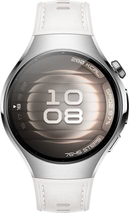 HUAWEI WATCH 5 42mm Wit / Composite band / Titanium van luchtvaartkwaliteit / X-TAP / eSIM bellen / GPS / ECG / Bluetooth 5.2 / Smartwatch / Compatibel met iOS en Android — thumbnail 1