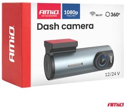 AMiO Dashcam 1K WLAN – Full HD 1080P Auto Camera WiFi – 128GB Ondersteuning – Nachtmodus Loop Recording USB C Dash Camera — thumbnail 3