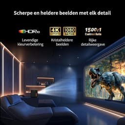 MKSS® Mini Beamer – Projector – Thuisbioscoop Beamer — thumbnail 3