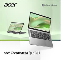 Acer Chromebook Spin 314 CP314-2HN-C1L1 - 2-in-1 Convertible - 14 inch Touchscreen - 8GB - 64GB - Zilver — thumbnail 4